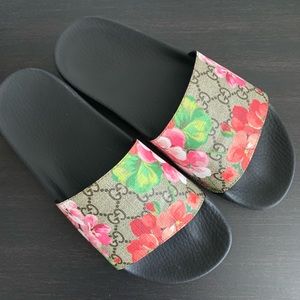 Authentic Gucci Bloom Floral Slides- EXCELLENT condition size 39